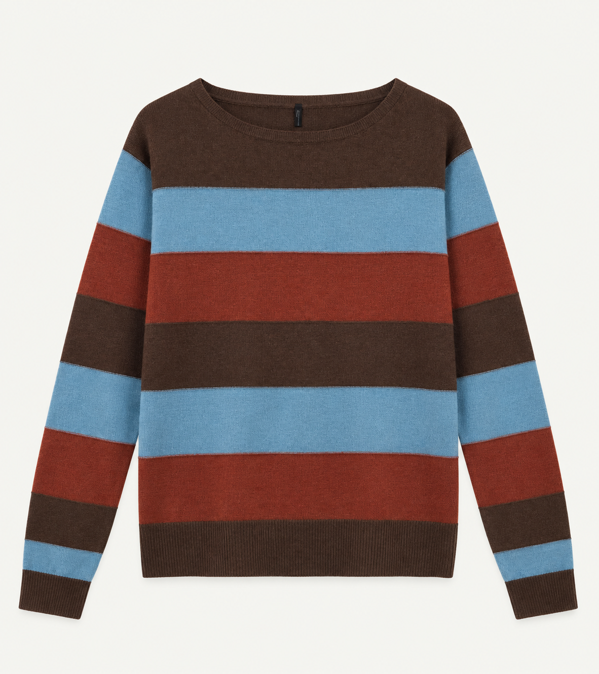 Maglione tre colori - RUGGINE