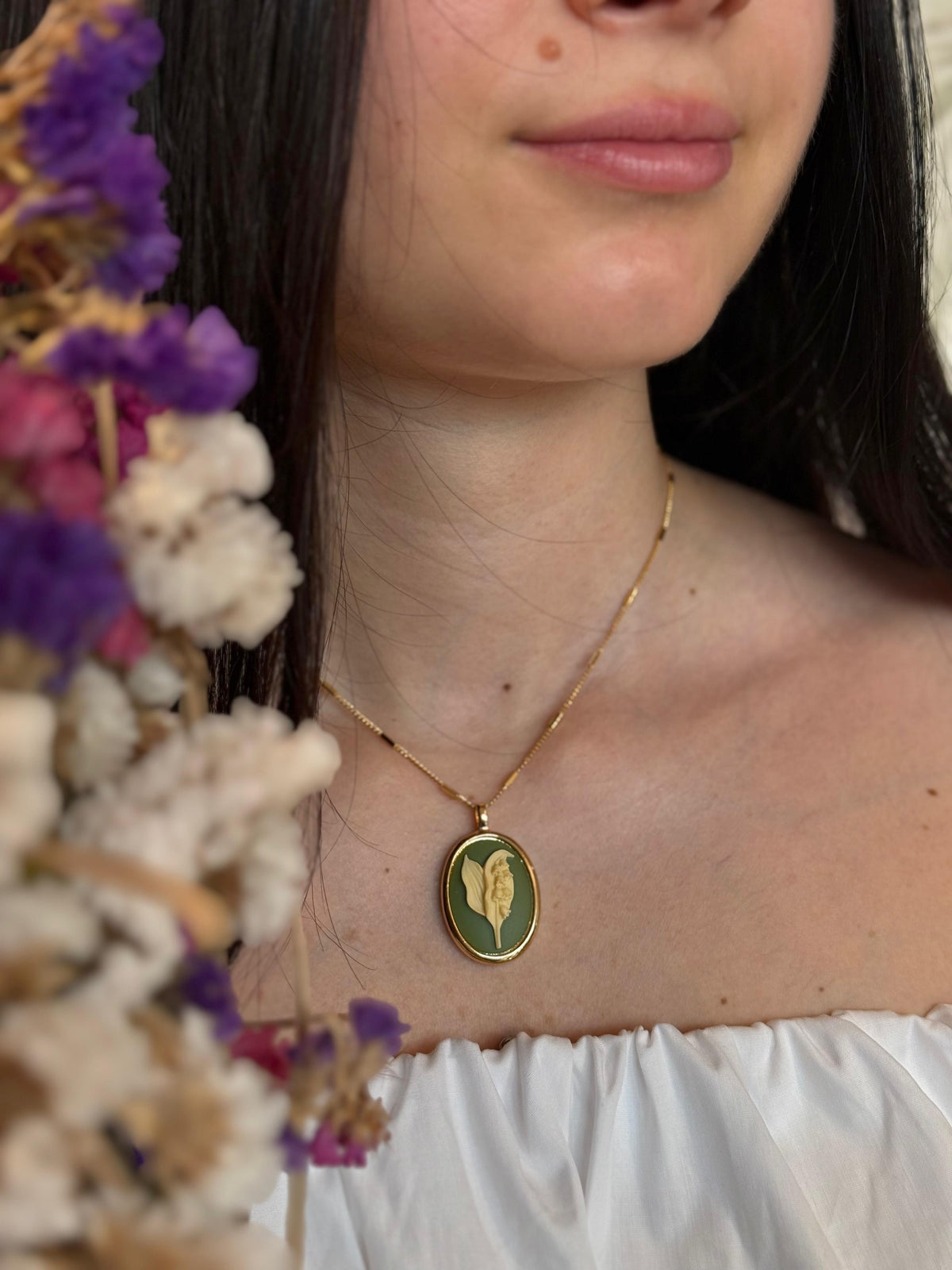 Collana vintage - VERDE
