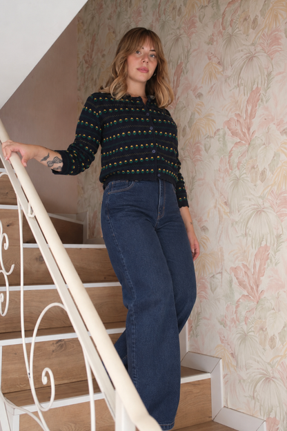 Jeans tasca cuore - DENIM SCURO