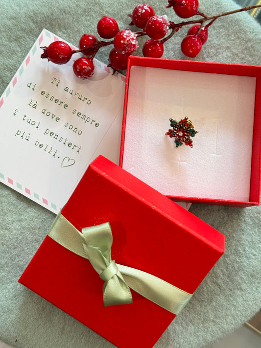 Snowflake Brooch - GOLD