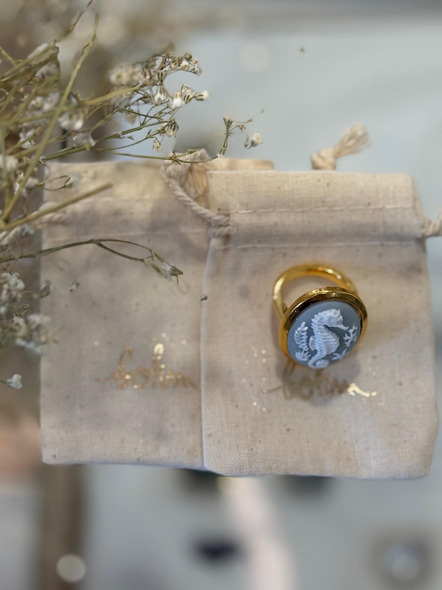 Anello vintage - AZZURRO