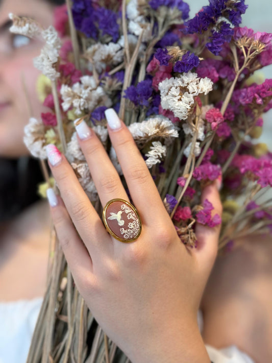 Anello vintage - MARRONE