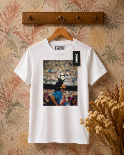 T-shirt stampa The Ball and Diego - BIANCO