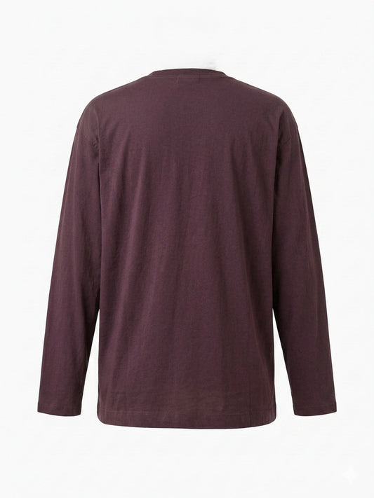 T-Shirt manica lunga con taschino - VINACCIA